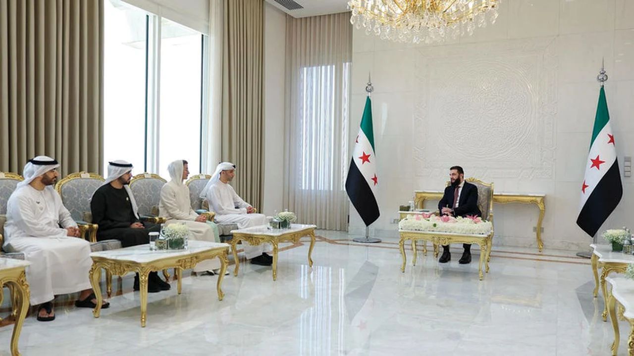 الشرع يبحث مع ثاني الزيودي فرص الشراكة لتعزيز التعافي الاقتصادي في سورية